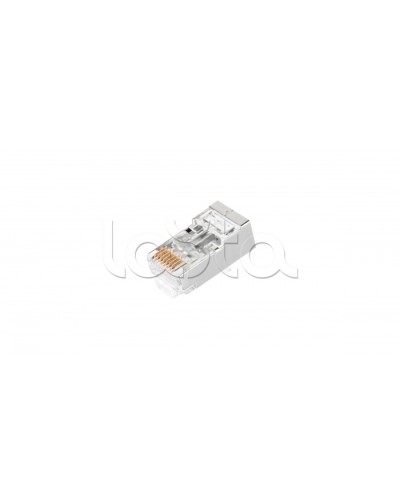 Коннектор NIKOMAX RJ45/8P8C под витую пару, Кат.5е (Класс D), уп-ка 100шт. (NMC-RJ88RZ50SD1-PT-100) в Сочи Коннекторы и разъемы Pintop.ru