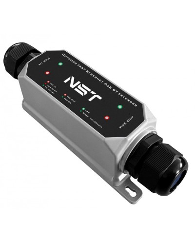Уличный Ultra PoE удлинитель Fast Ethernet до 250м на 1 порт NST NS-EX-1FP/W в Сочи Дополнительное оборудование для сетей Pintop.ru