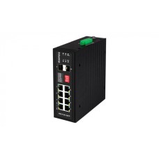 Промышленный HiPoE коммутатор Gigabit Ethernet на 8GE PoE + 2 GE SFP порта NST NS-SW-8G2G-P/I
