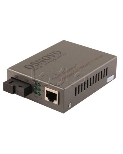 Медиаконвертер оптический OSNOVO OMC-100-21S5b в Сочи Медиаконвертеры Pintop.ru