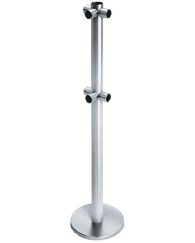 Стойка ограждения T-образная передвижная Oxgard ВЗР 2442.04 в Сочи Ограждения Pintop.ru