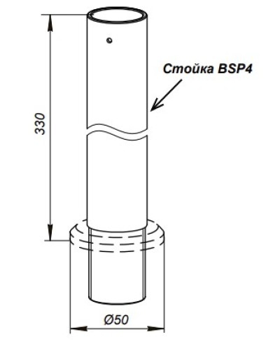 Стойка PERCo-BSP4 в Сочи Дополнительное оборудование для СКУД Pintop.ru