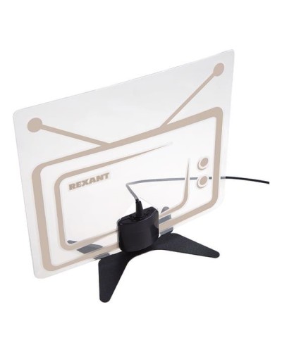 Антенна комнатная «Активная» для цифрового телевидения DVB-T2, Ag-717 REXANT 34-0717 в Сочи Системы видеонаблюдения Pintop.ru