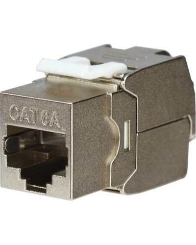 Модуль Keystone, Jack RJ-45(8P8C), FTP экранированный, CAT 6A, тип 180 град., самозажимной REXANT PRO 02-0361 в Сочи Модули Keystone Pintop.ru