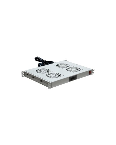 Модуль вентиляторный с термостатом 19 1U с 4-мя вентиляторами REXANT 04-2605 в Сочи Вентиляторные модули Pintop.ru