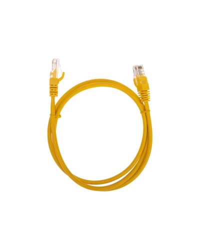 Патч-корд U/UTP, CAT 5e, RJ45-RJ45, 26AWG, LSZH, желтый, 1м REXANT 02-0105-1 в Сочи Патчкорды (медные) Pintop.ru