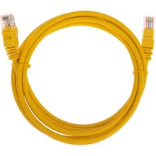 Патч-корд U/UTP, CAT 5e, RJ45-RJ45, 26AWG, LSZH, желтый, 2м REXANT 02-0105-2