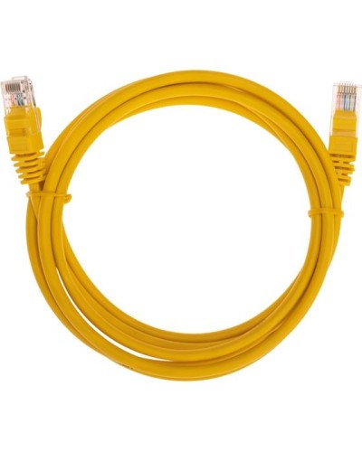 Патч-корд U/UTP, CAT 5e, RJ45-RJ45, 26AWG, LSZH, желтый, 2м REXANT 02-0105-2 в Сочи Патчкорды (медные) Pintop.ru