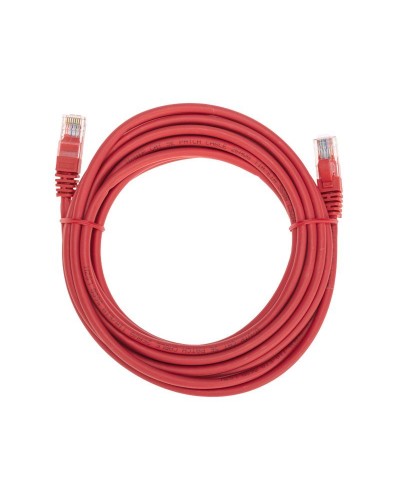 Патч-корд U/UTP, CAT 5e, RJ45-RJ45, 26AWG, LSZH, красный, 5м REXANT 02-0103-5 в Сочи Патчкорды (медные) Pintop.ru