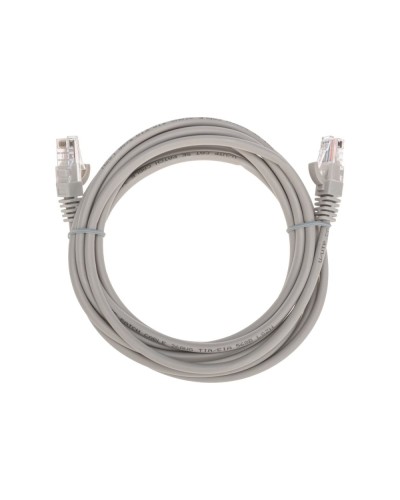 Патч-корд U/UTP, CAT 5e, RJ45-RJ45, 26AWG, LSZH, серый, 3м REXANT 02-0100-3 в Сочи Патчкорды (медные) Pintop.ru