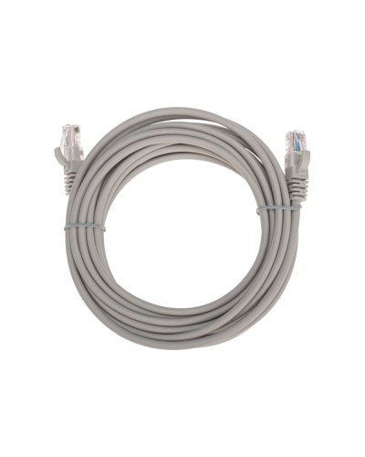 Патч-корд U/UTP, CAT 5e, RJ45-RJ45, 26AWG, LSZH, серый, 5м REXANT 02-0100-5 в Сочи Патчкорды (медные) Pintop.ru
