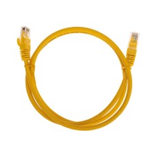 Патч-корд U/UTP, CAT 6, RJ45-RJ45, 26AWG, LSZH, желтый, 1м REXANT 02-0295-1