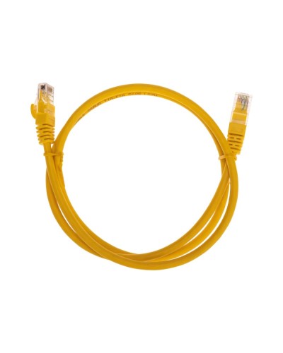 Патч-корд U/UTP, CAT 6, RJ45-RJ45, 26AWG, LSZH, желтый, 1м REXANT 02-0295-1 в Сочи Патчкорды (медные) Pintop.ru