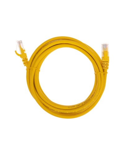 Патч-корд U/UTP, CAT 6, RJ45-RJ45, 26AWG, LSZH, желтый, 3м REXANT 02-0295-3 в Сочи Патчкорды (медные) Pintop.ru