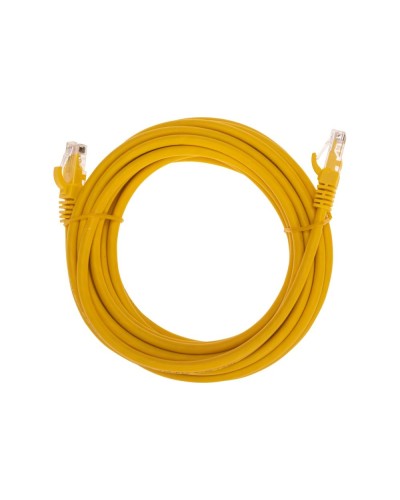 Патч-корд U/UTP, CAT 6, RJ45-RJ45, 26AWG, LSZH, желтый, 5м REXANT 02-0295-5 в Сочи Патчкорды (медные) Pintop.ru