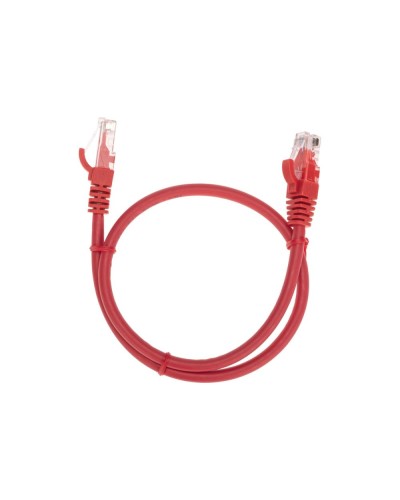 Патч-корд U/UTP, CAT 6, RJ45-RJ45, 26AWG, LSZH, красный, 0,5м REXANT 02-0293-05 в Сочи Патчкорды (медные) Pintop.ru