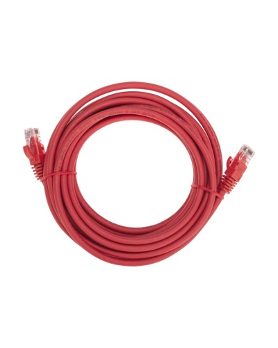 Патч-корд U/UTP, CAT 6, RJ45-RJ45, 26AWG, LSZH, красный, 5м REXANT 02-0293-5 в Сочи Патчкорды (медные) Pintop.ru