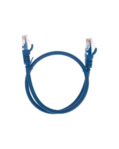 Патч-корд U/UTP, CAT 6, RJ45-RJ45, 26AWG, LSZH, синий, 0,5м REXANT 02-0294-05 в Сочи Патчкорды (медные) Pintop.ru