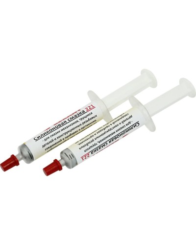 Смазка силиконовая 221, до +350 C, 2 мл, шприц REXANT (09-3955) в Сочи Монтажные материалы Pintop.ru