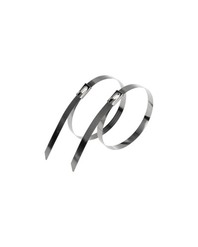 Стяжка кабельная стальная (304) 400x4,6мм (50 шт/уп) REXANT (07-0408) в Сочи Стяжки-хомуты Pintop.ru