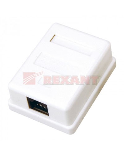 Розетка компьютерная 1xRJ-45 CAT5e (25шт/уп) REXANT 03-0121 в Сочи Розетки компьютерные и телефонные Pintop.ru