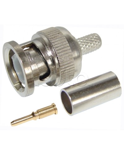 Разъем штекер BNC RG-58 обжим (01-001A) (100шт/уп) REXANT 05-3001 в Сочи Коннекторы Pintop.ru