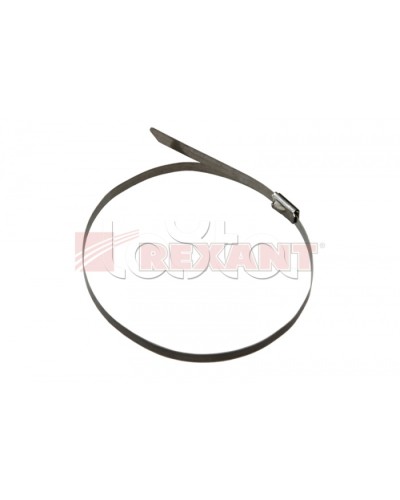 Хомут-стяжка металлический 4.6х200 мм (50шт/уп) REXANT 07-0208 в Сочи Стяжки-хомуты Pintop.ru