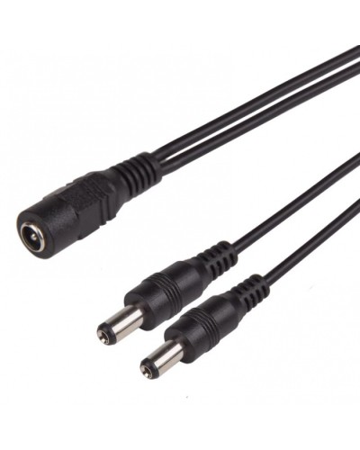 Разветвитель питания на 2 разъема 2,1*5,5мм REXANT (14-0320) в Сочи Коннекторы Pintop.ru