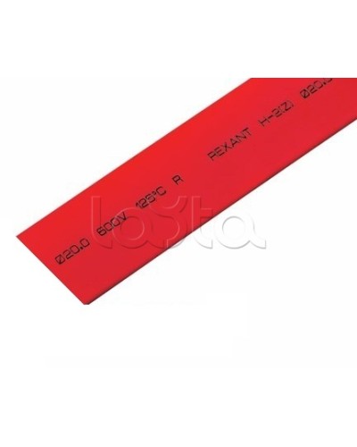 Термоусадочная трубка 20.0 / 10.0 мм 1м красная (10шт/уп) REXANT 22-0004 в Сочи Аксессуары для кабель-канала Pintop.ru