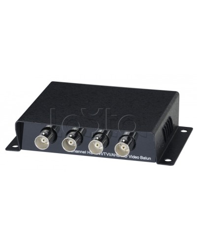 Приемопередатчик пассивный 4-канальный, HDCVI/TVI/AHD, по витой паре SC&T TTP414HD в Сочи Видеоусилители, Модуляторы, Делители Pintop.ru