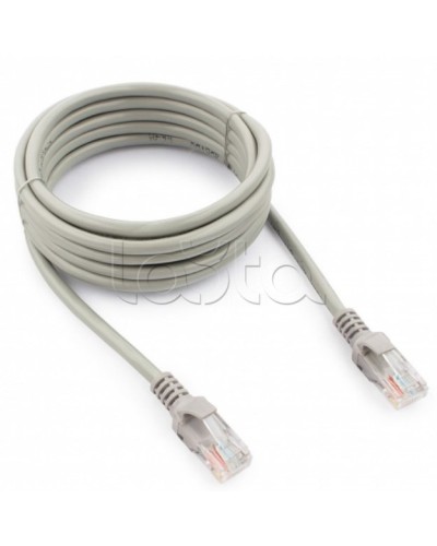 Коммутационный шнур категории, 5e U/UTP , 4х2х(7х0,21), LSZH, 3м, серый SPL (500081) в Сочи Патч-корды и пигтейлы Pintop.ru