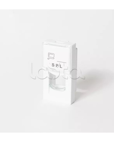 Лицевая панель 45x22,5 мм, для 1 модуля Keystone SPL (500019) в Сочи Аксессуары для кабель-канала Pintop.ru