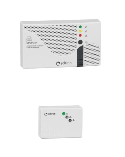 Комплект сигнализаторов на угарный и природный газ Seitron RGDCO0MP1+SGAMET в Сочи Технологические извещатели Pintop.ru