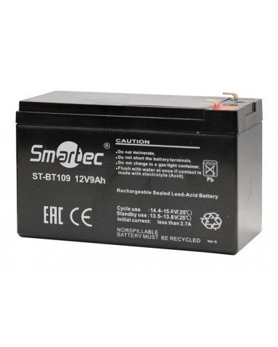 Аккумулятор Smartec ST-BT109 в Сочи Электротехническое оборудование Pintop.ru