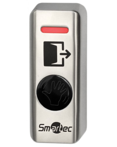 Кнопка ИК-бесконтактная металлическая накладная Smartec ST-EX341LW в Сочи Кнопки выхода Pintop.ru