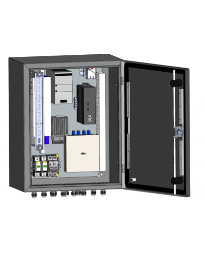 Узел коммутации всепогодный SpaceCam SC-Box-L2-4GP-120-2G-UPS(G) в Сочи Коммутаторы Pintop.ru