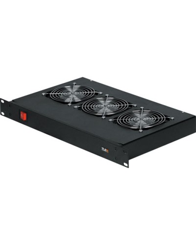 Панель вентиляционная с 3 вентиляторами TLK TLK-VP3/BK в Сочи Вентиляторные модули Pintop.ru