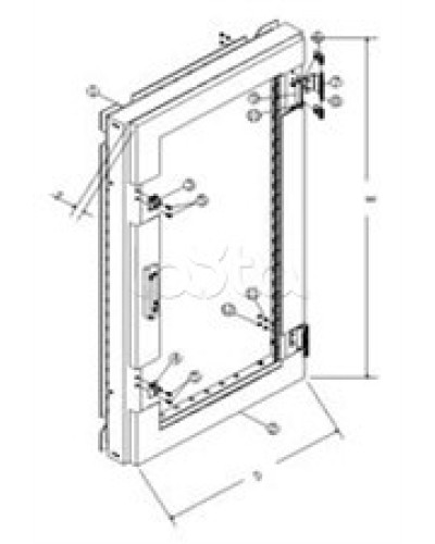 Дверь передняя плексигласовая TOA PGD-22 в Сочи Системы оповещения и трансляции TOA Pintop.ru