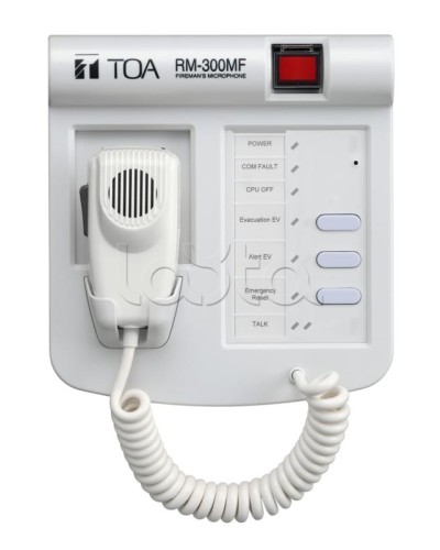 Панель микрофонная пожарная для серии VM-3000 в Сочи Системы оповещения и трансляции TOA Pintop.ru