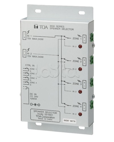 Селектор внешний TOA SS-9001 в Сочи Системы оповещения и трансляции TOA Pintop.ru