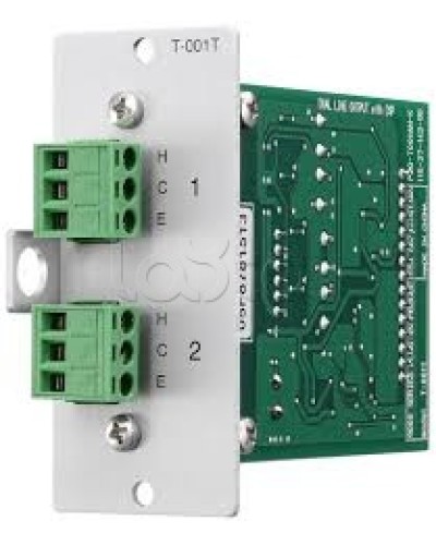 Модуль выходной 2-mic/line с DSP-процессором TOA T-001T в Сочи Системы оповещения и трансляции TOA Pintop.ru