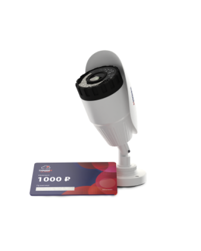 IP-камера видеонаблюдения уличная TRASSIR CloudBulletPoE в Сочи IP-камеры Pintop.ru