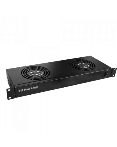 Блок 2-х вентиляторов 19, с подшипниками, без термостата, 1U TWT (TWT-CBB-FANB2-RACK) в Сочи Вентиляторные модули Pintop.ru