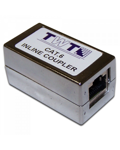 Повторитель портов RJ-45, экранированный, категории 6 TWT (TWT-CP45STP6) в Сочи Проходные адаптеры RJ-45 и разветвители Pintop.ru