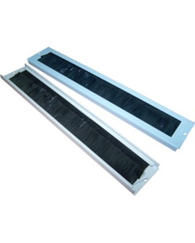 Ввод кабельный щеточный для настенных шкафов (серый) TWT TWT-CBW-BP в Сочи Аксессуары для стоек и шкафов Pintop.ru