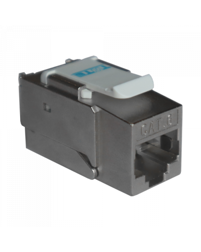 Модуль Keystone RJ45, Cat.6, STP, 90 градусов, белый TWT (TWT-OK45STP/6-WH) в Сочи Коннекторы и разъемы Pintop.ru