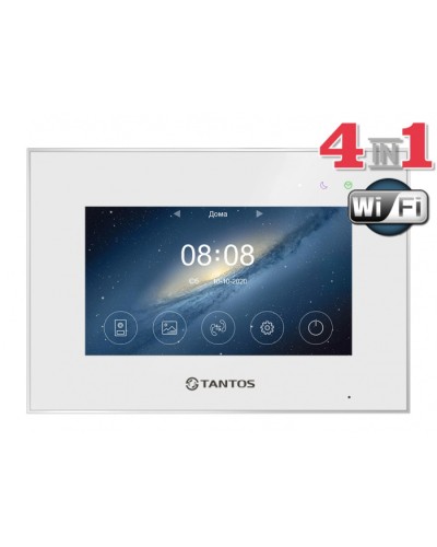 Монитор цветного видеодомофона Tantos Marilyn HD Wi-Fi IPS (White) в Сочи Абонентские видеоустройства Pintop.ru