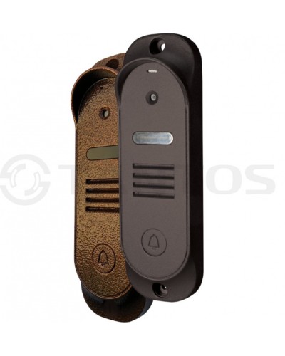 Панель вызывная антивандальная Tantos Stich (медь) в Сочи Вызывные видеопанели малоабонентные Pintop.ru