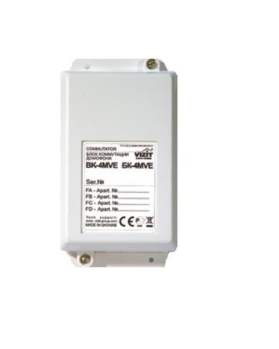 Блок коммутации домофонов Vizit БК-4MVE в Сочи Блоки управления многоабонентные Pintop.ru