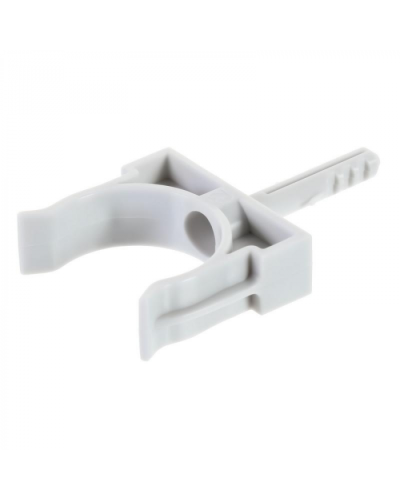 Держатель Экопласт с дюбелем без шурупа D16мм (черный) в Сочи Аксессуары для кабель-канала Pintop.ru